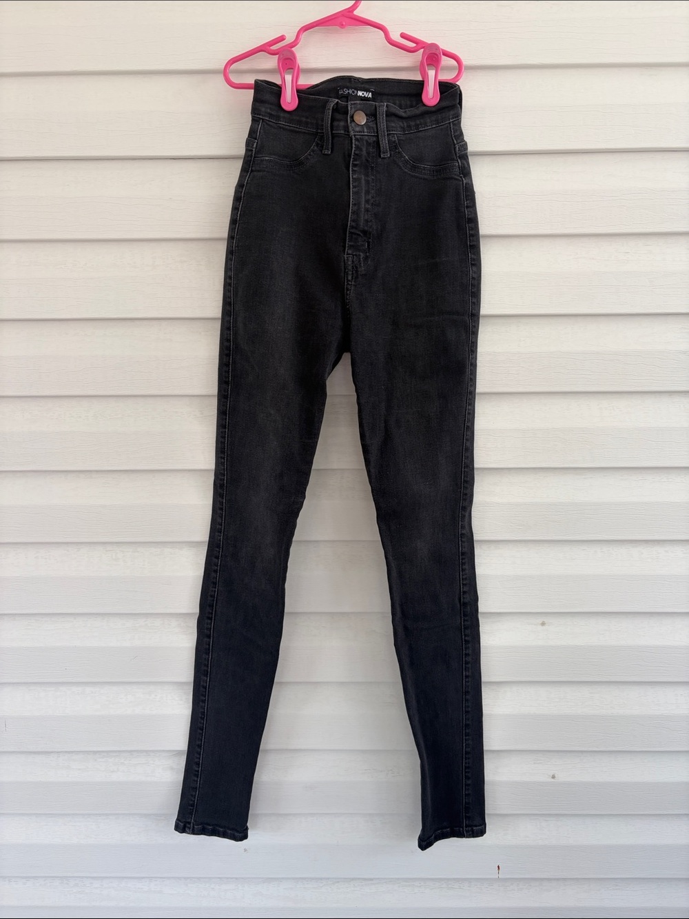 Fashion Nova Black High Rise Skinny Jeans | Stretch Denim | Wardrobe Staple